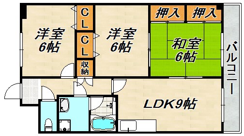グルックブルグ 間取り図