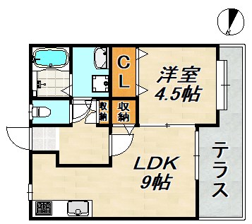 リーフテラス 間取り図