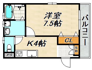 ラ・ルーチェ須磨本町 間取り図