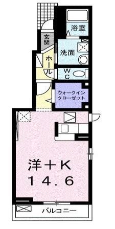 メゾン離宮前Ⅱ 間取り図