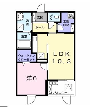アクヘドールカーサ 間取り図