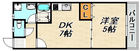 ラムール鷹取 間取り図