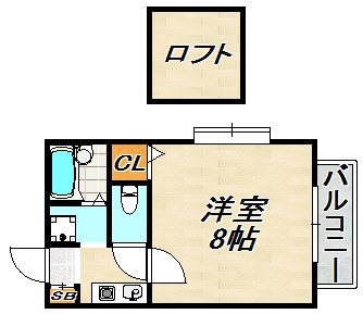 メゾンドソガワ 間取り図