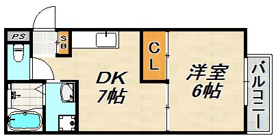 カルム須磨 間取り図