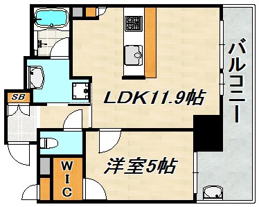 ジェイグラン新長田 間取り図