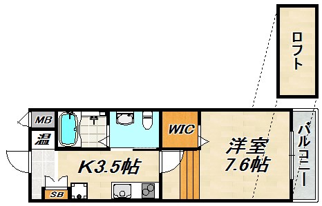 ワコーレヴィアノ須磨関守 間取り図