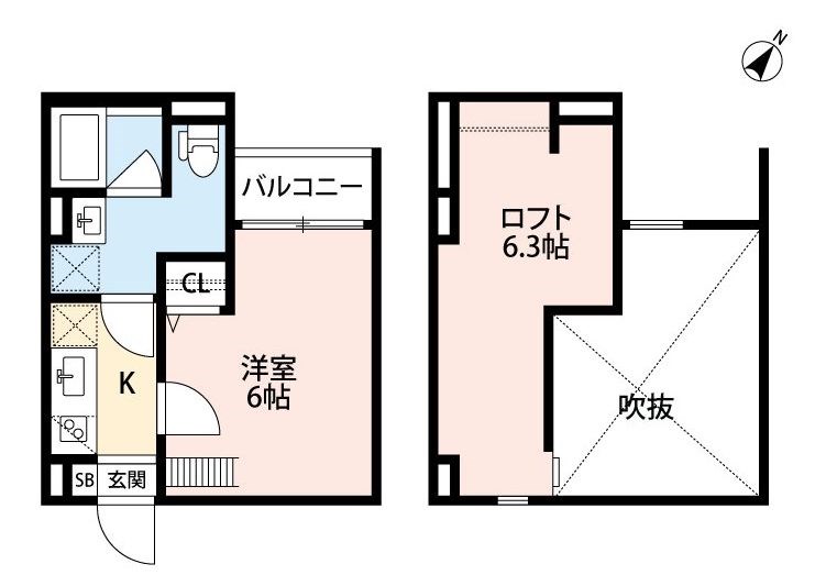 ロワジール東須磨 間取り図