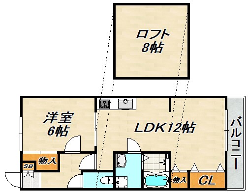 ベルメゾン 間取り図