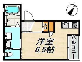 グランメール梅ヶ香町ANNEX 間取り図