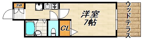 キャンパスヒルズ鈴蘭台 間取り図