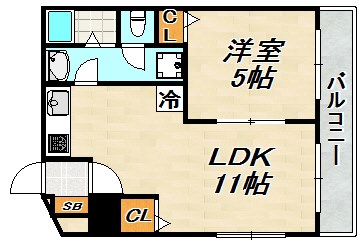 ラムール長田 間取り図