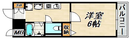 サンハイツ須磨 間取り図