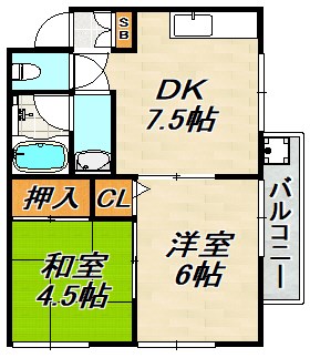メゾンコスモス 間取り図