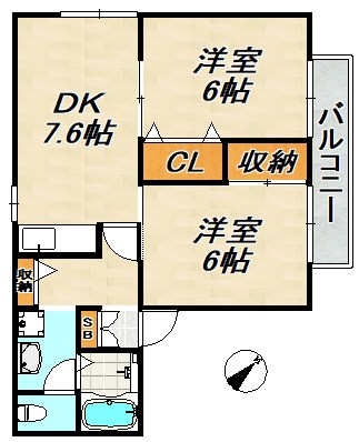 メゾン・ド・ファミーユ 間取り図