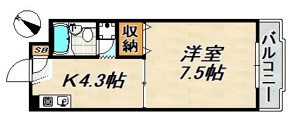 ヴェルドール大開 間取り図