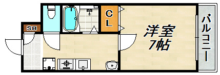 アンピエスＫ 間取り図