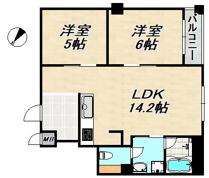 プリオーレリベルタ 間取り図