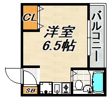 キャンパス2000須磨天神 間取り図