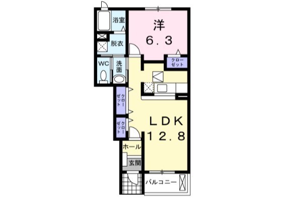 ラッフィナート・カーサ壱番館  間取り図