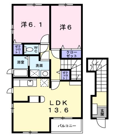 ラッフィナート・カーサ七番館 間取り図