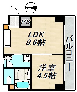 前田住宅ビル 間取り図