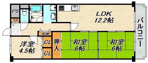ルネ須磨 間取り