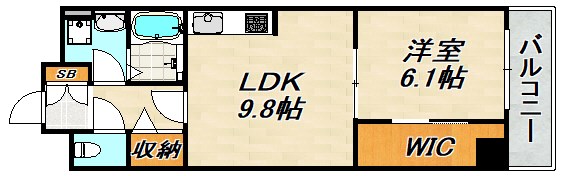 ボシュケ鷹取 間取り図
