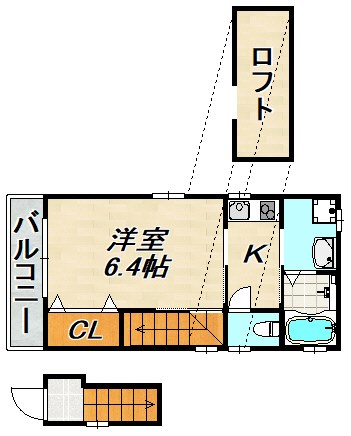 アーム新長田 間取り図