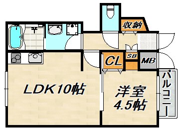 パロス須磨浦通 間取り図