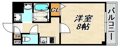 クレアドル須磨Ⅱ 間取り図