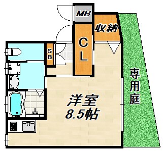 ビスポーク板宿 間取り図