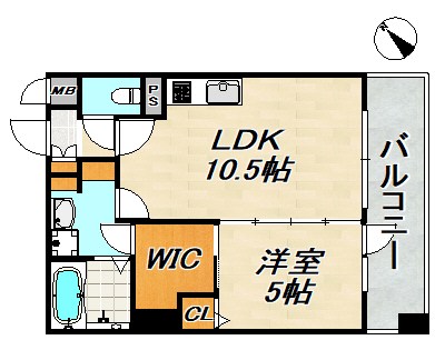 デコール神戸Ⅱ 間取り図