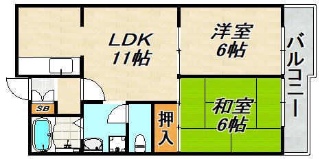 マインドパレス須磨浦 間取り図