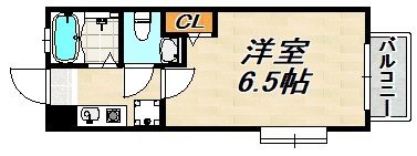 アメニティハイツ須磨寺 間取り図