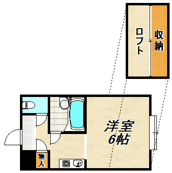 パンシオン白川台No1 間取り図