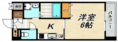 KHKコート板宿 間取り図