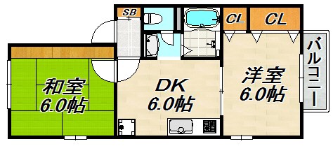 ヒルズ大谷 間取り図