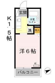 メゾンドアヴニール名谷 間取り図