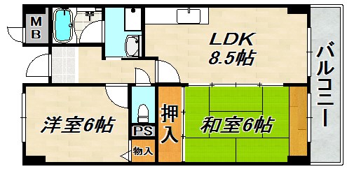 ミモザの館 間取り図