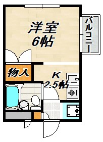 シャルマントミタ 間取り図