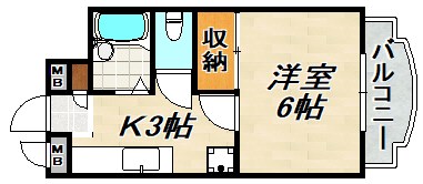 ウィンダム妙法寺壱番館 間取り図