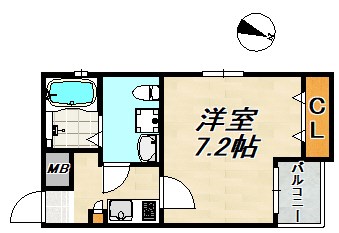 ワコーレヴィータ神戸須磨浦通 間取り図