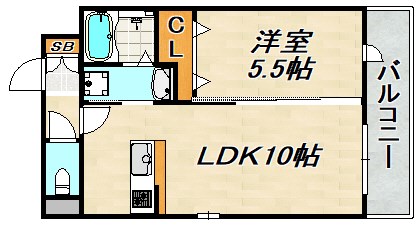 プレジール妙法寺 間取り図