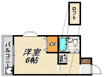 サンパレス21須磨 間取り図