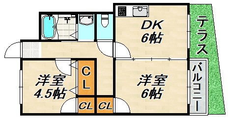 綱崎マンション 間取り