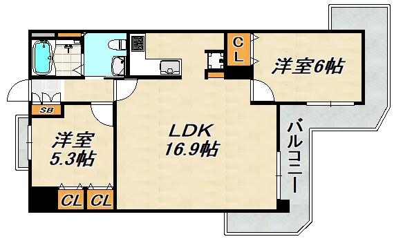 プリオーレ須磨 間取り図