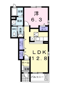 ネーベルベルク参番館 間取り図
