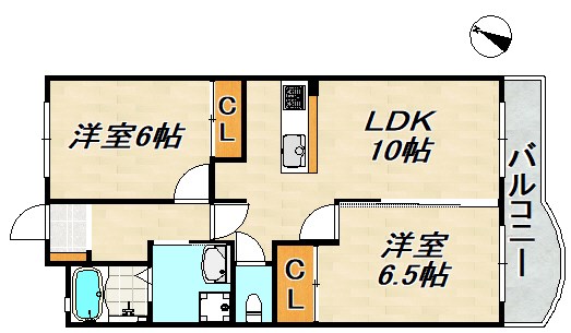 サンハイツ 間取り図