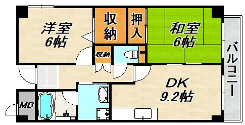 ル・ソレイユ須磨 間取り