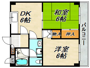エクレール衣掛 間取り図